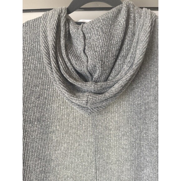 Torrid Sleep Long Sleeve Hooded Duster Cardigan Sweater Gray Women's Size 1 - Picture 6 of 8